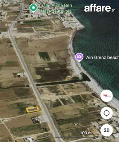 ساحة للبيع في قليبية 