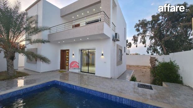 Villa neuve avec piscine à vendre à Houmt souk Djerba  V 740