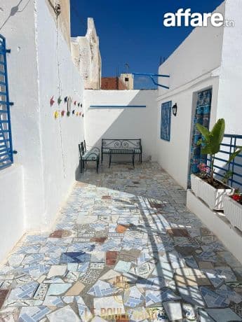 A louer Appartement S+2 style arabesque à Nabeul Centre 