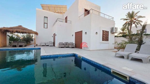 Villa avec piscine à Houmt souk Djerba ZU  V 733 