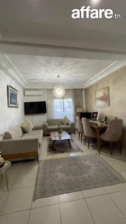 À vendre appartement S+2 au RDC, 80 m², bien entretenu – Qua