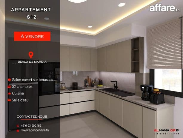 Bien à Vendre S+2 luxe En Cours De Construction à Mahdia