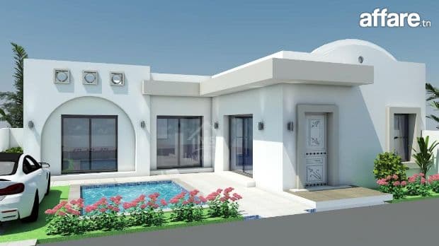  Payement par tranche: villa S+2 sur plan avec piscine 