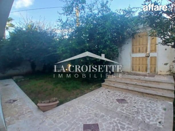Rez-de-chaussée de villa s3 meublé à Carthage MRCL0341