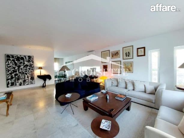 Rez-de-chaussée de villa s3 avec jardin à La Marsa ZRCL0155