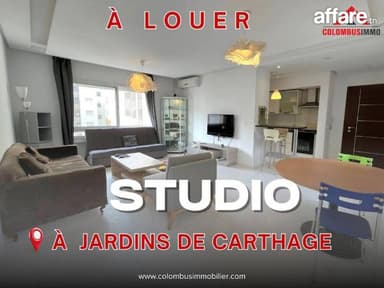 Studio à Jardin de Carthage