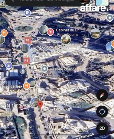 À vendre un terrain (R+4 ) à Sousse khezema_ café tulipe