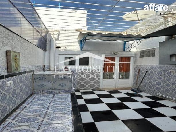 Rez-de-chaussée de villa s2 meublé à Sidi Bou Said MRCL0342