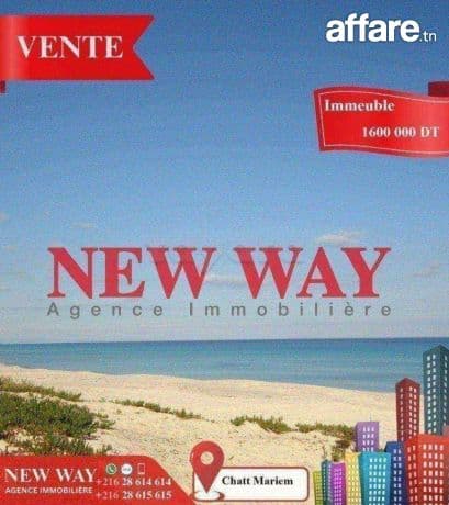 Résidence de 7 Appartements à Chatt Mariem prés de la Mer