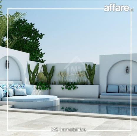 Payement par tranche: villa S+3 sur plan avec piscine 