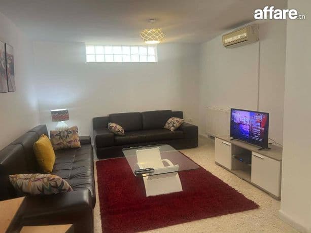 Duplex meublé à louer à La Marsa – Quartier résidentiel