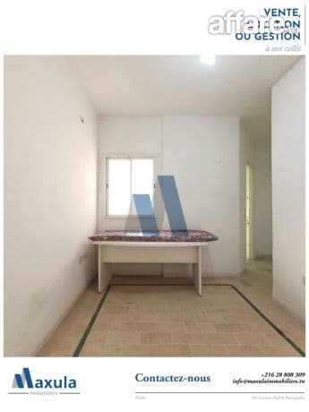À LOUER BUREAU A+2 AU 2ÈME ÉTAGE À RADES ROUTE DU PORT
