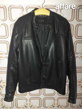 Veste simili cuir homme