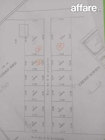 terrain orès de la mer