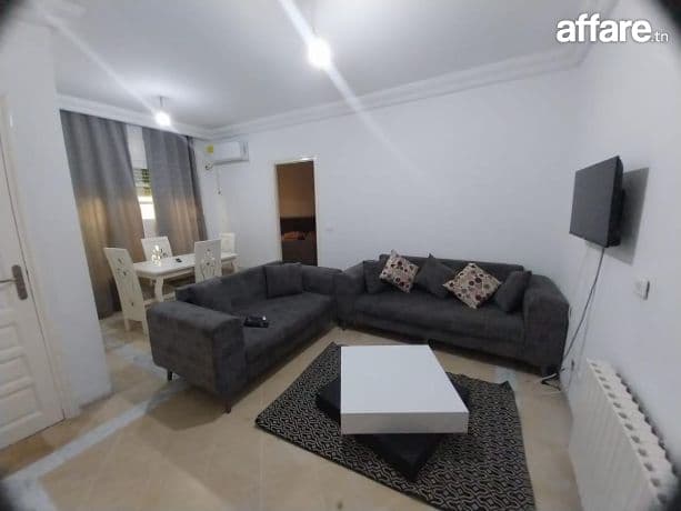 ENNASR 2 : APPARTEMENT S+1 AU REZ-DE-CHAUSSÉE RICHEMENT MEUB