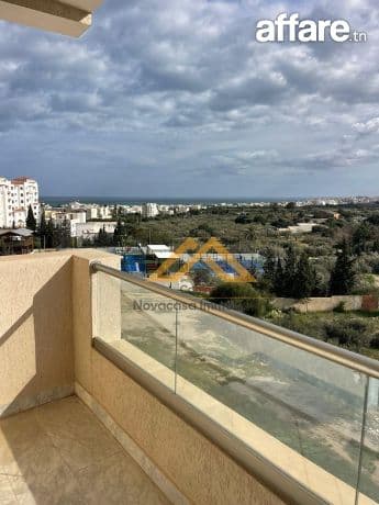 appartement s+3 à Kantaoui avec vue dégagée