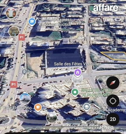 Terrain a vendre Sousse khezama a côté carrefour expresse