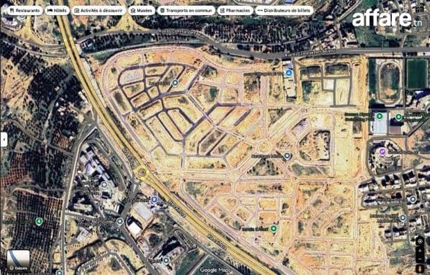 Lot [#1500m²]#Pour Construction (#Foyer) à Côté #Technopole