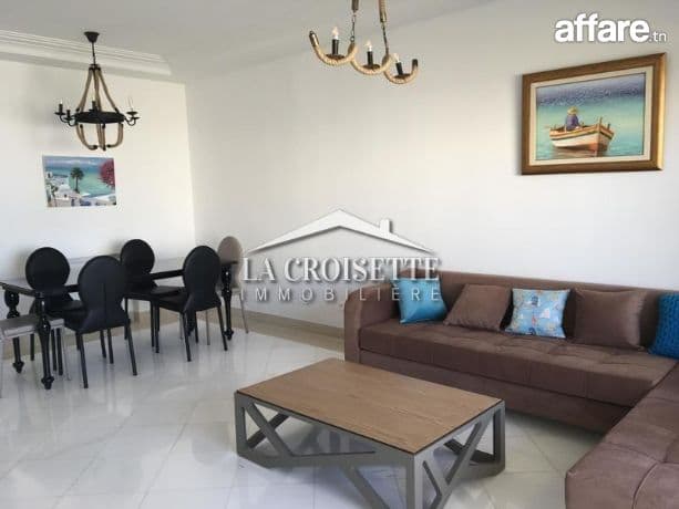 Appartement s2 meublé vue sur mer à Gammarth MAL2411