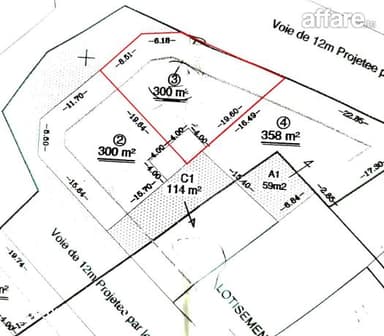 Lot Approuvé [#303m²] +#Permis de Bâtir (R+2)#Ksibet Sousse