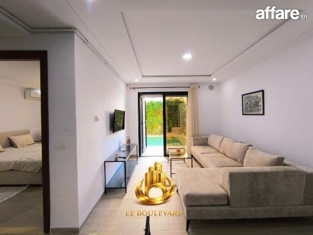 A Louer Appartement S+1 Avec Jardin à AFH Mrezga, Nabeul 