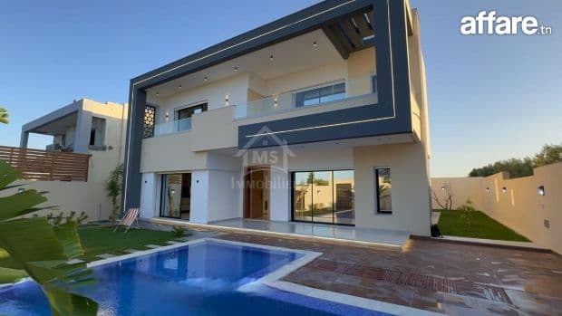 Villa toute neuve avec piscine et jardin à vendre 51355351