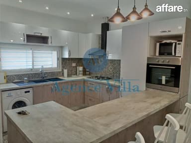 Appartement  S+2 avec grand jardin et parking sidi Daoud