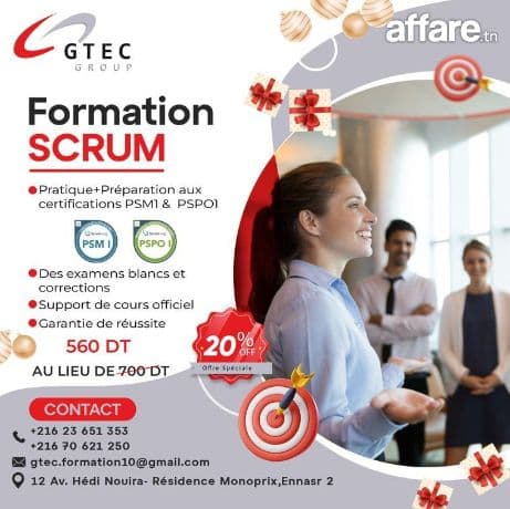  Formation Certifiante SCRUM – PSM I & PSPO I