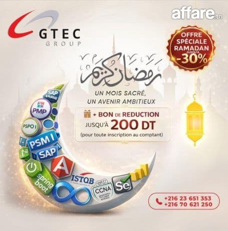 Offre Spéciale Ramadan – GTEC GROUP 