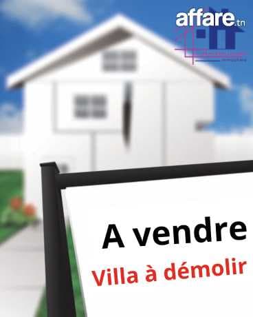 A vendre villa à démolir au Bardo