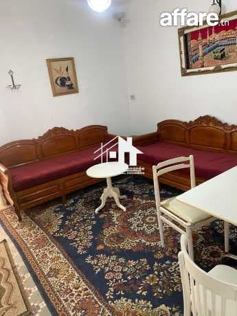 A louer étage de villa S+1 meublé au Bardo