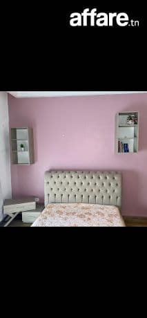  Pack Chambre à Coucher (Lit + Chevet + Coiffeuse+Tabouret )