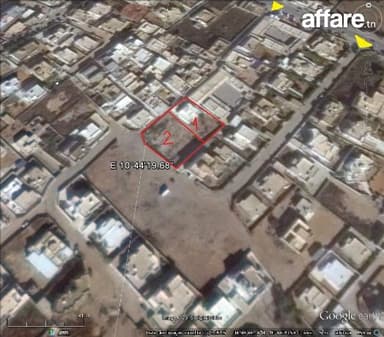 Terrain de 620 m² avec maison Route EL AIN km 2