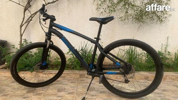 ROCKRIDER  Vélo vtt randonnee st 120 noir bleu 27,5"