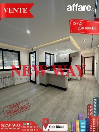 (S+2) Directe Promoteur à Cité Riadh