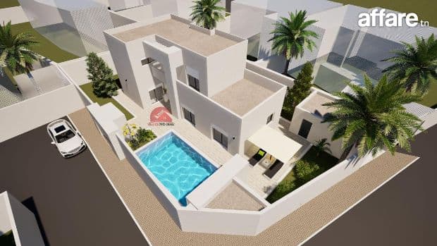 Construction villa avec piscine à Houmt Souk Djerba – ZU