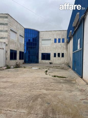 A louer Usine avec administration à Route Somaa , Nabeul