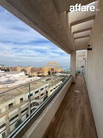  À louer – Appartement S+1haut standing meublé, vue mer