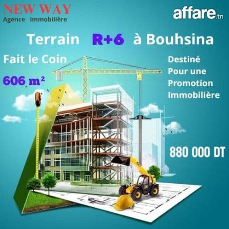 Terrain Fait le Coin  Bouhsina, Pour  Promotion Immobilière