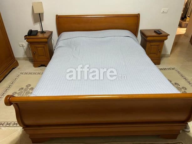 Chambre à coucher en bois massif