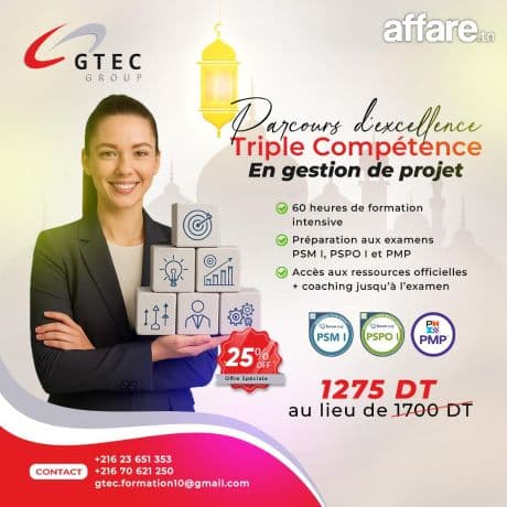 TRIPLE COMPÉTENCE EN GESTION DE PROJET