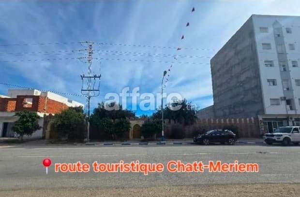 Terrain et villa   3700 m2  à📍sousse  Chott Mariem R+4