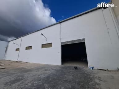 À louer – Local industriel de 1250 m² situé Zone Mghira 3