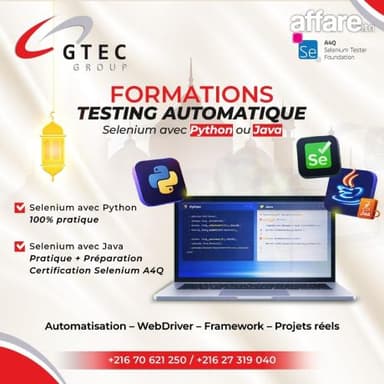 Formation Selenium WebDriver JAVA / Python