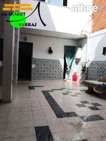  A VENDRE #Maison (R+1)#Khzema Ouest Prés de #Mosquée Msadek