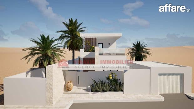 Villa avec piscine à vendre sur plan à Djerba – ZU