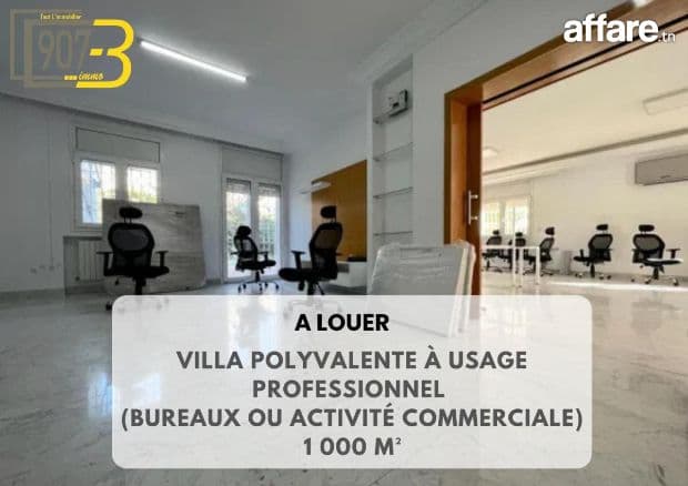 À louer – Villa à usage bureautique 🏠– Notre Dame📌