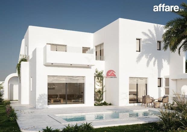 Projet clé en main : villa avec étage à Houmt Souk Djerba – 
