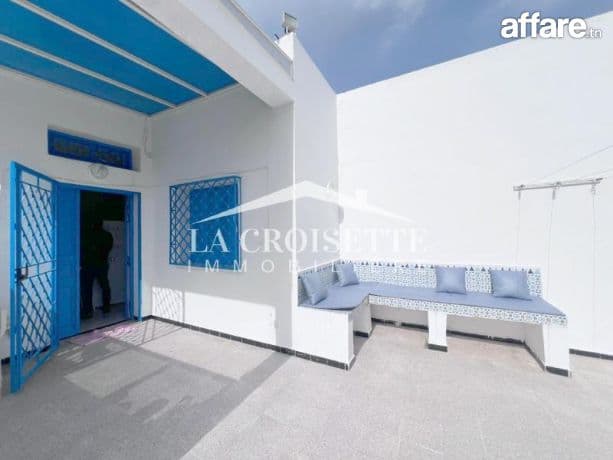 Appartement s2 meublé avec terrasse à Carthage MAL2158