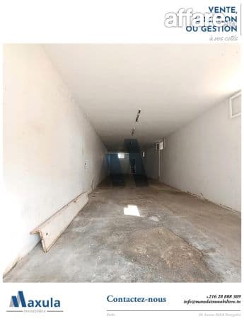 À LOUER LOCAL À USAGE DE DÉPÔT RUE ANNABA À BEN AROUS